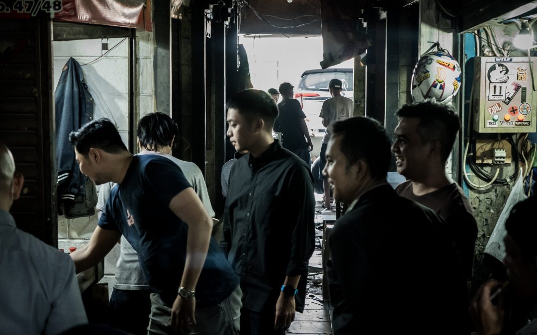 Di Pasar Uleukan Pagarsih Bandung, Rasyid Rajasa Berbaur dengan UMKM Percetakan